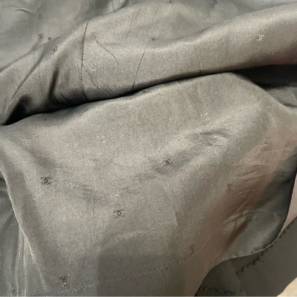 New! Chanel Black Wool A-Line Pleated Fully-Lined Midi Skirt NWT 4442 - Picture 6 of 12